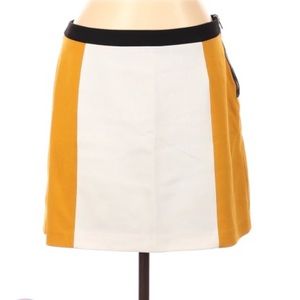 vivienne tam retro colorblock mini skirt
